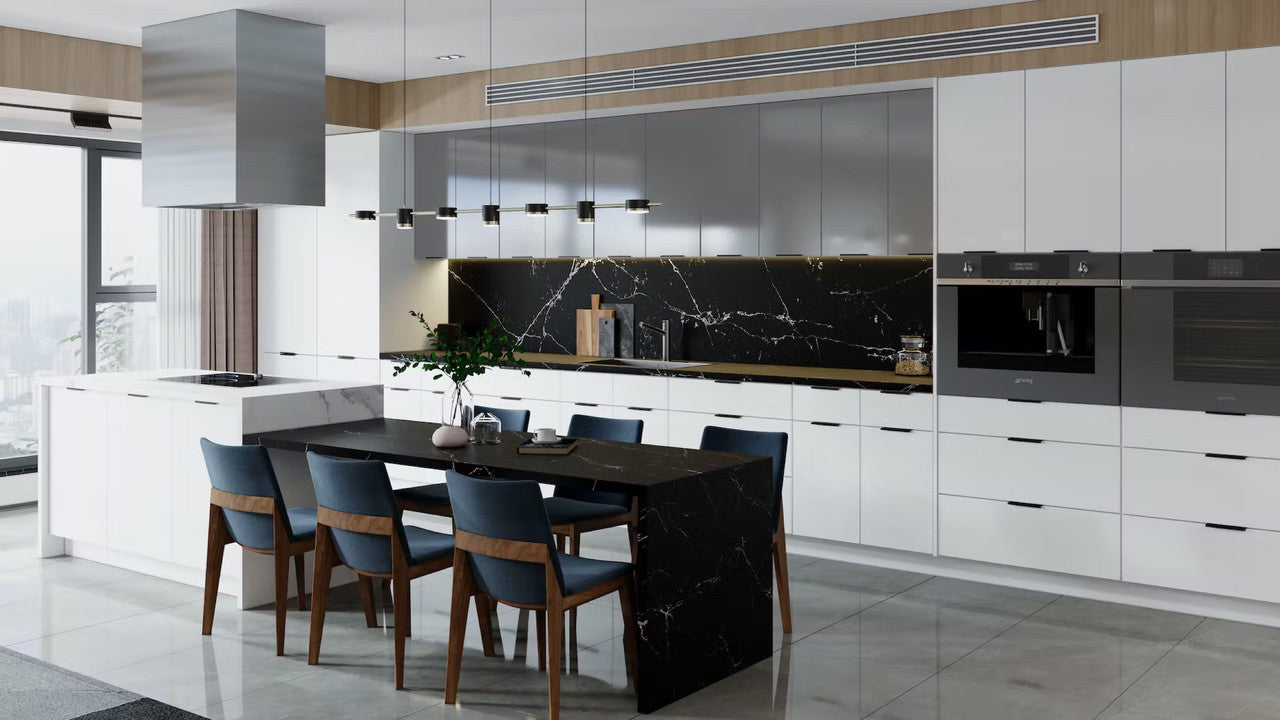 Slab Front Gloss Cabinets: 2024 Cabinet Trend Watch