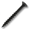 #8 Screw Flat Head With Nibs Combo Drive Coarse Thread Type 17 Point 1-1/2" Black, Multiples of 100
