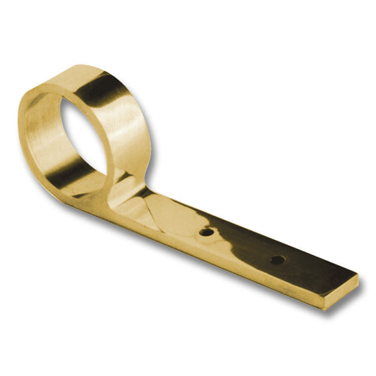 Armrail Bracket Polished Brass for 1-1/2" Tubing