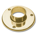 Floor Flange for 2" Tubing Polished Brass