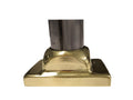 Mounting Flange & Canopy for 2" Tubing Polished Brass