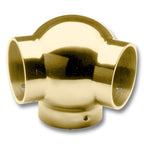 135 Degree Ball Side Outlet Elbow Polished Brass