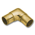 Flush Elbow for 2" Tubing Polished Brass
