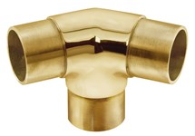 135° Flush "T" Elbow Polished Brass