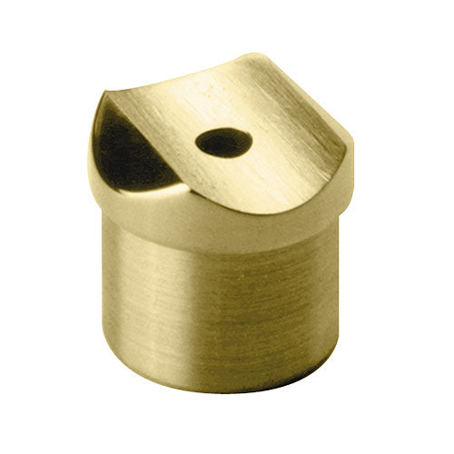 Perpendicular Collar for 1" Tubing Polished Brass