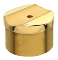 Perpendicular Collar for 2" Tubing Polished Brass
