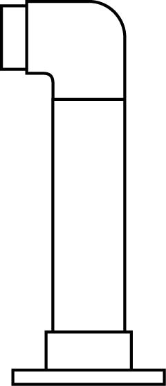 Low Line Flush End Post
