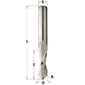 Solid Carbide Upcut Ball Nose Spiral Bit 1/4" Shank 1/8" Diameter