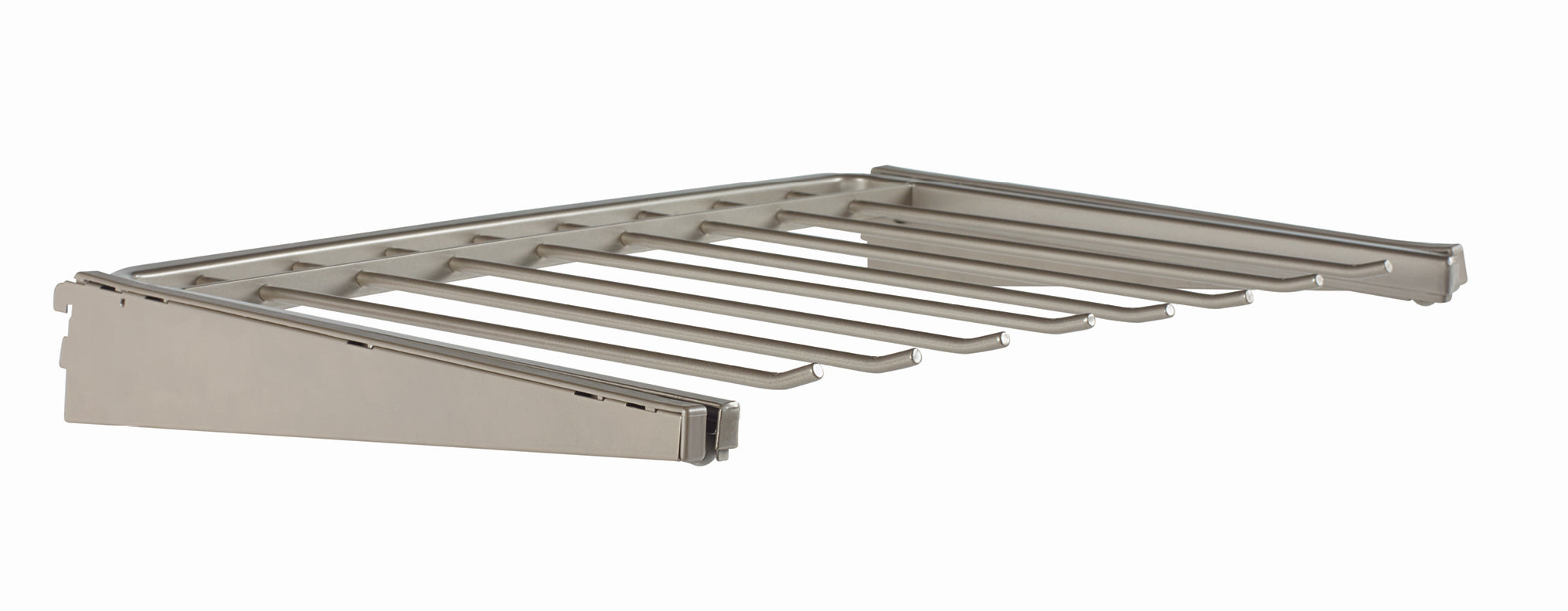 Knap & Vogt Pants Rack Kit, Champagne Nickel, Multiples of 2