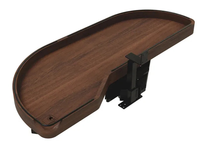 Craftsman Collection Solid Walnut Single-Tier Girasolo With Soft-Close, 15"