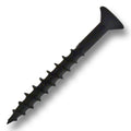 #8 Screw Flat Head With Nibs Combo Drive Coarse Thread Type 17 Point 1-1/2" Black, Multiples of 100