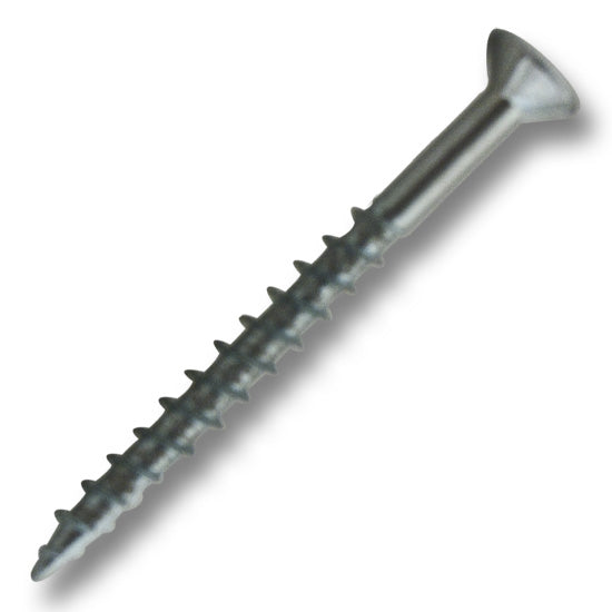 #8 Screw Flat Head With Nibs Combo Drive Coarse Thread Type 17 Point