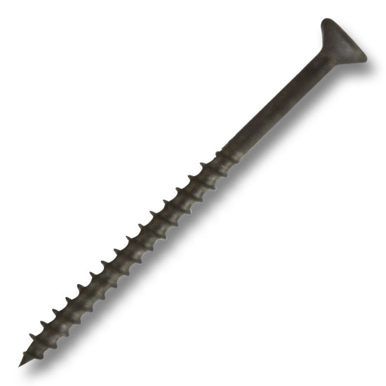 #8 Screw Square/Phillips Combo Flat Head Coarse Thread Plain And Dri-Lube 2-1/2" Multiples of 100