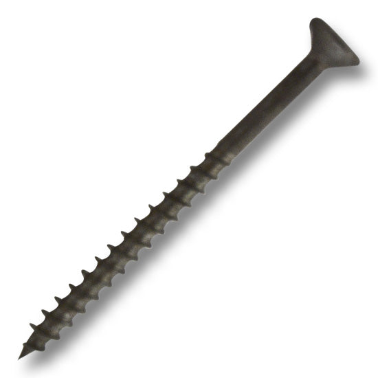 #8 Screw Square/Phillips Combo Flat Head Coarse Thread Plain And Dri-Lube 2-1/4" Multiples of 100