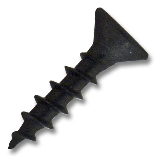 #6 Screw Flat Head Phillips Coarse Thread 5/8" Length Black, Multiples of 100