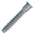 Screw 7.0mm x 50mm Nickel Pozi Drive Flat Head Coarse Thread Blunt Point, Nickel, Multiples of 100