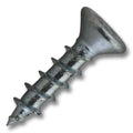 #6 Screw Flat Head #2 Square Coarse Thread Type 17 5/8" Length Zinc, Multiples of 100