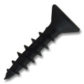 #8 Screw Square Flat Head Coarse Thread 3/4" Length Black, Multiples of 100