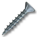#8 Screw Flat Head #2 Square Coarse Thread Type 17 1" Length Zinc, Multiples of 100