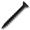 #8 Screw Square Flat Head Coarse Thread 1-1/2" Length Black, Multiples of 100
