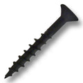 #8 Screw Flat Head #2 Square Coarse Thread Type 17 1-1/4" Length Black, Multiples of 100