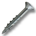 #8 Screw Flat Head #2 Square Coarse Thread Type 17 1-1/8" Length Zinc, Multiples of 100