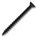 #8 Screw Square Flat Head Coarse Thread 2" Length Black, Multiples of 100