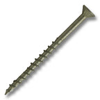 #8 Flat Head Screw With Nibs #2 Square Coarse  Double Auger Type 17 Point