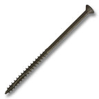 #10 Screw Flat Head #2 Square With Nibs Coarse Thread Double Auger
