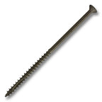 #10 Screw Flat Head #2 Square With Nibs Coarse Thread Double Auger
