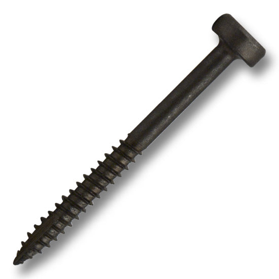 #6 Screw Square Modified Pan Fine Thread Type 17 Point 1-1/2" Plain & Dry Lubed, Multiples of 100