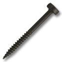 #6 Modified Pan Head Screw #2 Square Drive Fine Thread Double Auger