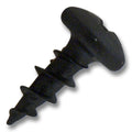 #8 Screw Pan Head #2 Phillips Coarse Thread 1/2" Length Black, Multiples of 100