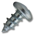 #10 Screw Pan Head #2 Phillips Coarse Thread 1/2" Length Zinc, Multiples of 100