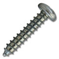 #14 Screw Pan Head #2 Phillips Coarse Thread 1-1/4" Length Zinc, Multiples of 100