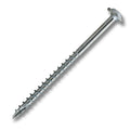#8 Plain Lube Screw Round Washer Head Combo Coarse Thread Type 17 Point, 2-1/2"