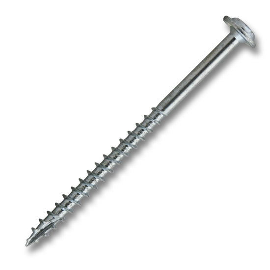 #8 Plain Lube Screw Round Washer Head Combo Coarse Thread Type 17 Point, 2-1/2"