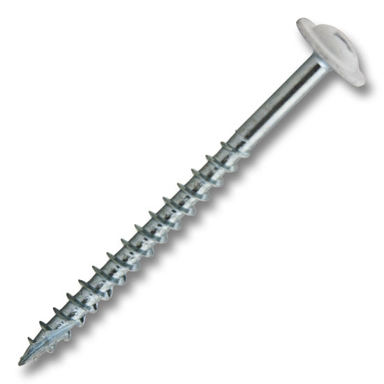 #10 Screw Round Washer Head #2 Square/Phillips Combo Double Auger Coarse Thread