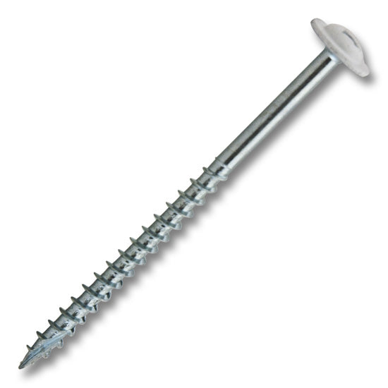 #10 Screw Round Washer Head #2 Square/Phillips Combo Double Auger Coarse Thread