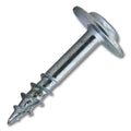 #8 Screw Large Round Washer Head Combo Drive Coarse Thread Type 17 Point 1" Length, Multiples of 100