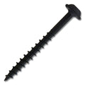 #8 Screw Round Washer Head Square Drive Coarse Thread Type 17 Point 1-3/4" Black, Multiples of 100