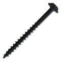 #8 Screw Round Washer Head Square Drive Coarse Thread Type 17 Point 2" Black, Multiples of 100