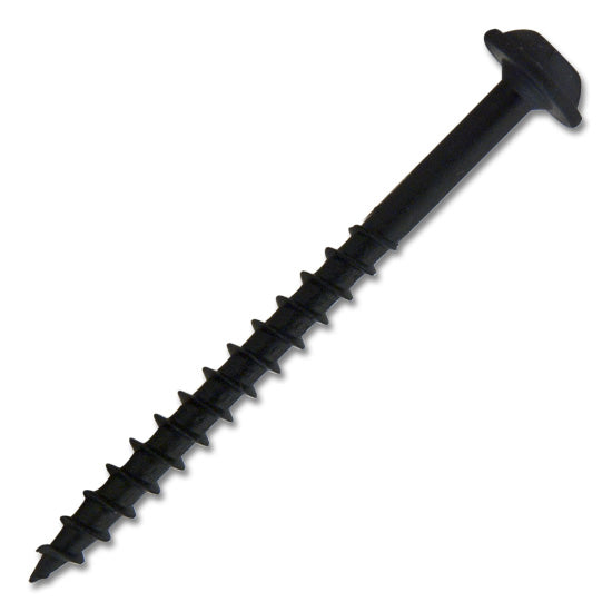 #8 Screw Round Washer Head Square Drive Coarse Thread Type 17 Point