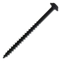 #8 Screw Round Washer Head Square Drive Coarse Thread Type 17 Point 2-1/2" Black, Multiples of 100