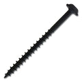 #8 Screw Round Washer Head Square Drive Coarse Thread Type 17 Point 2-1/4" Black, Multiples of 100