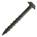#7 Screw Round Washer Square Hi-Low Thread Type 17 Point Plain & Dry Lubed 1-1/4" Long, 100 Pack