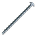 #8 Sheet Metal Screw Round Washer Head #2 Square Drive Self Drilling Point, Multiples of 100