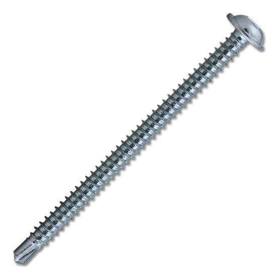 #8 Sheet Metal Screw Round Washer Head #2 Square Drive Self Drilling Point, Multiples of 100