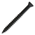 #6 Screw Square Drive Twin Fast Thread Sharp Point 1-5/8" Length Black, Multiples of 100