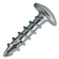 #8 Truss Head Screw #2 Phillips Drive Coarse Thread Type 17 Point 3/4" Length Zinc, Multiples of 100